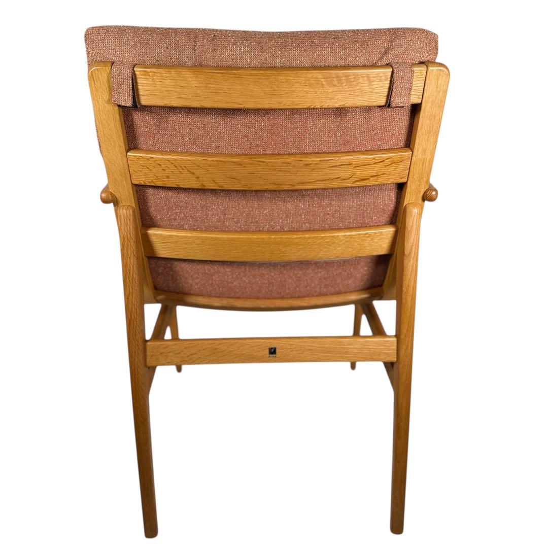 HR674 HIDA 飛騨産業　L-Chair アームチェア　肘付き　キツツキ