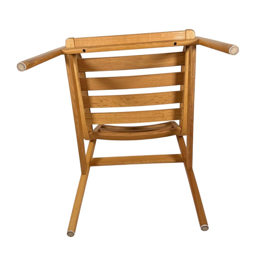 HR674 HIDA 飛騨産業　L-Chair アームチェア　肘付き　キツツキ