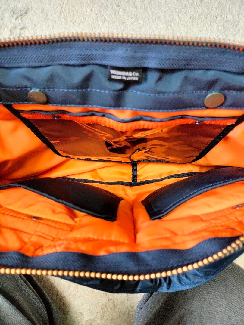 未使用 ポーター タンカー ネイビー ブリーフケース ショルダーバック