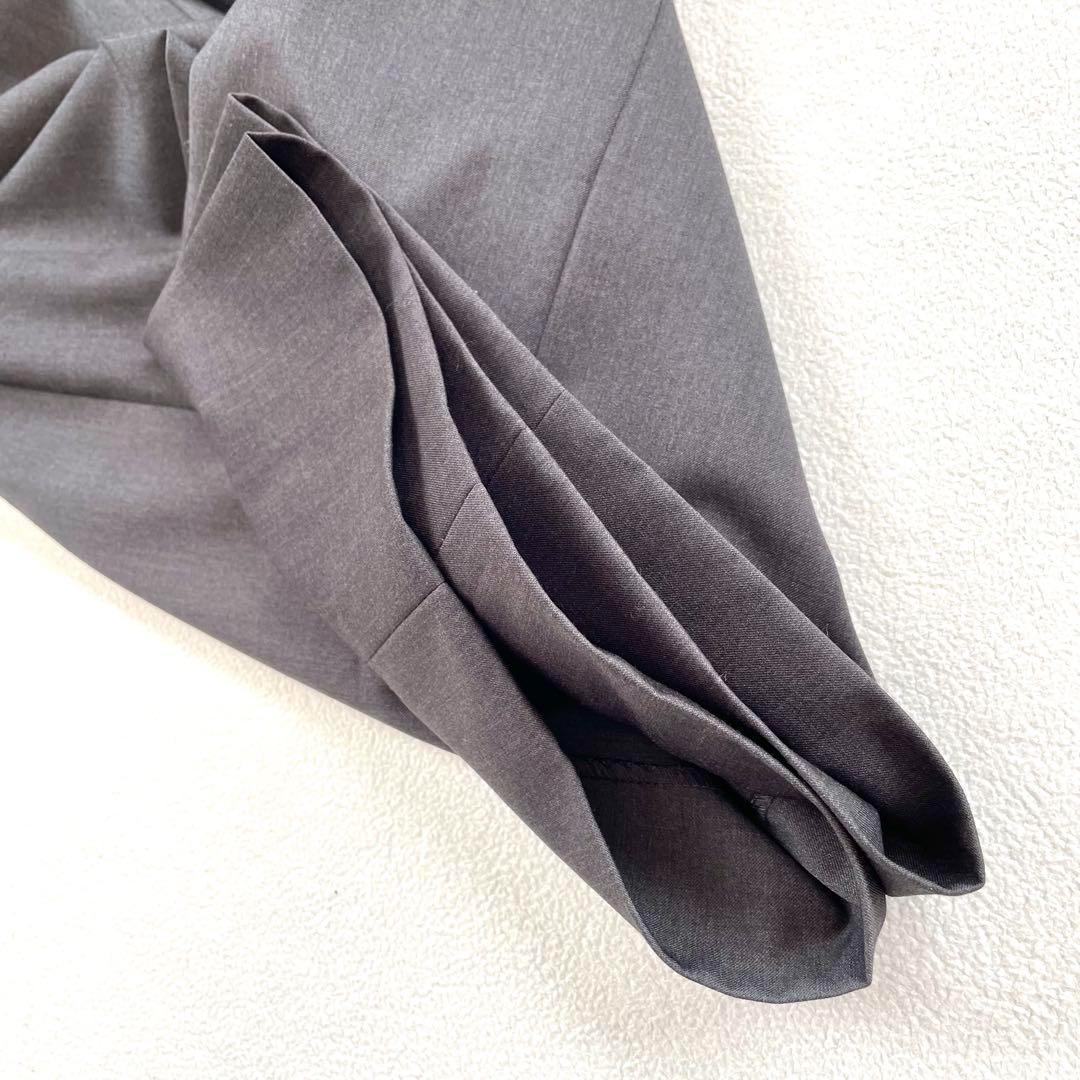 【極美品・未使用級】リファンネ パンツ セットアップ スーツ 15号 グレー