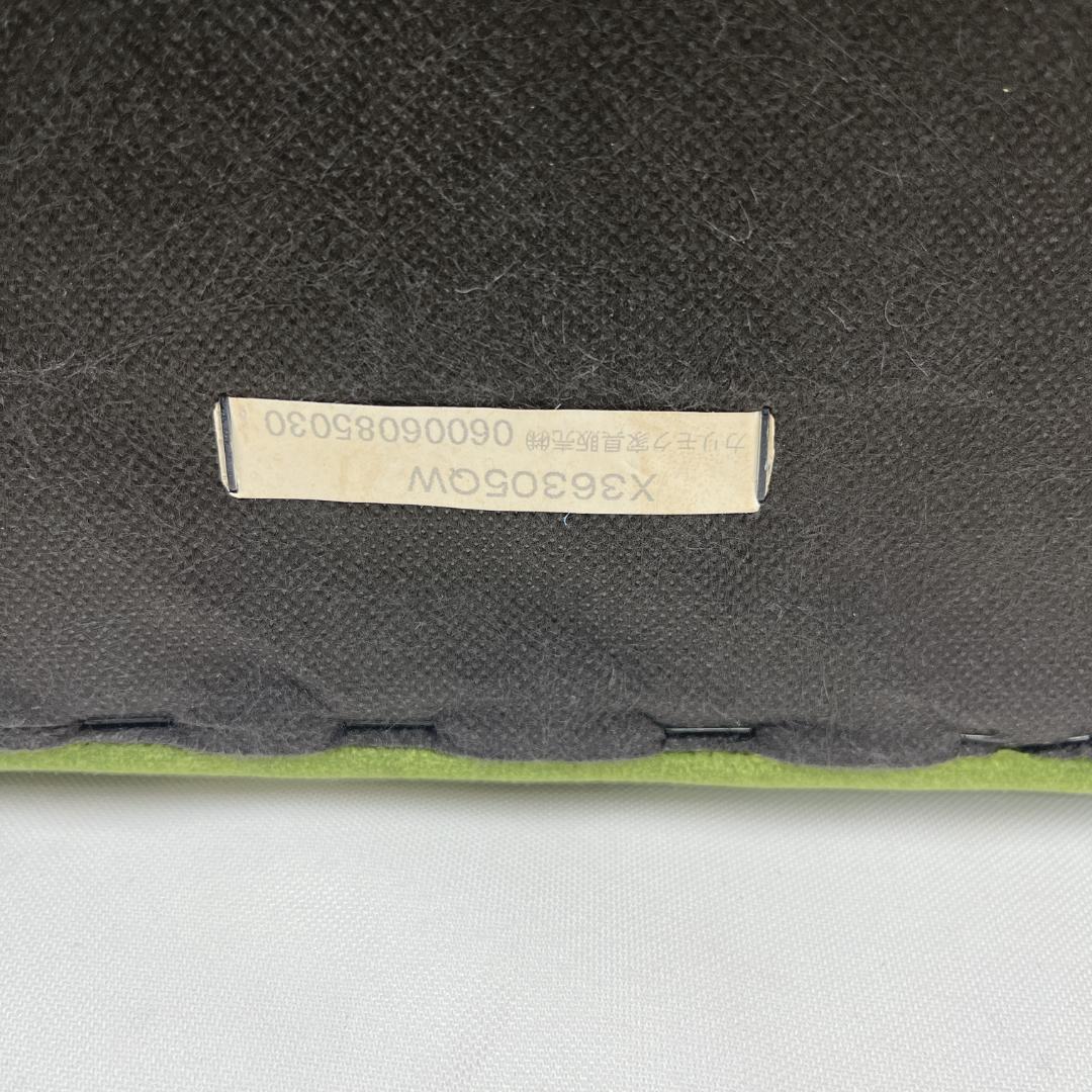 美品☘️　カリモク60 カフェチェア モケットグリーン