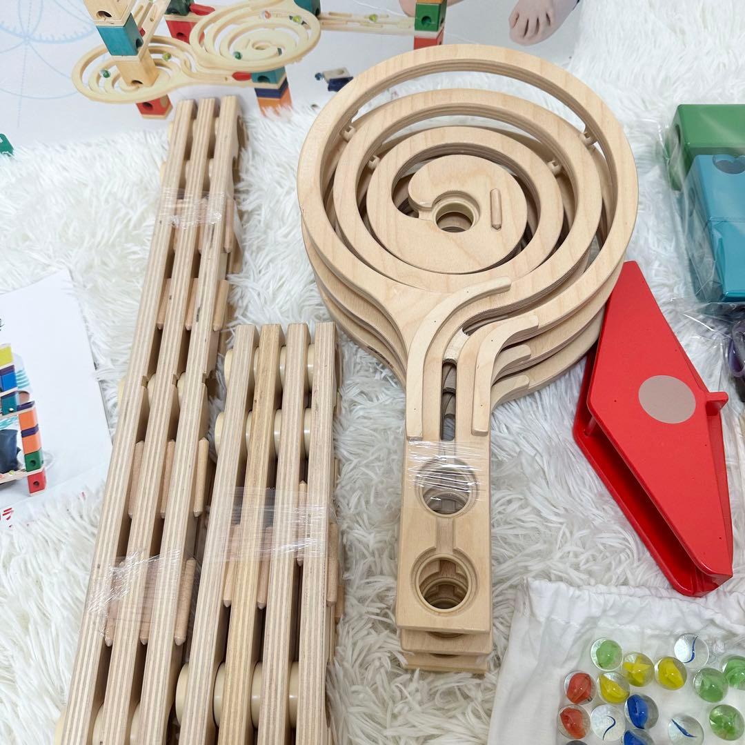 美品 ボーネルンド Quadrilla クアドリラ ツイスト&レールセット