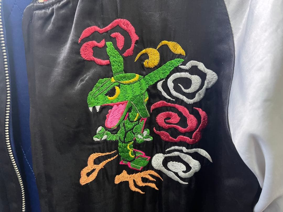 ポケモン　スカジャン　レックウザ pokemon time スカジャン