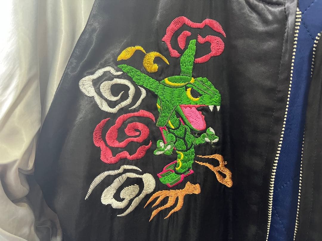 ポケモン　スカジャン　レックウザ pokemon time スカジャン