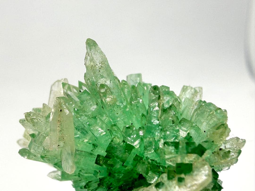 インド産　グリーンアポフィライト　鉱物標本