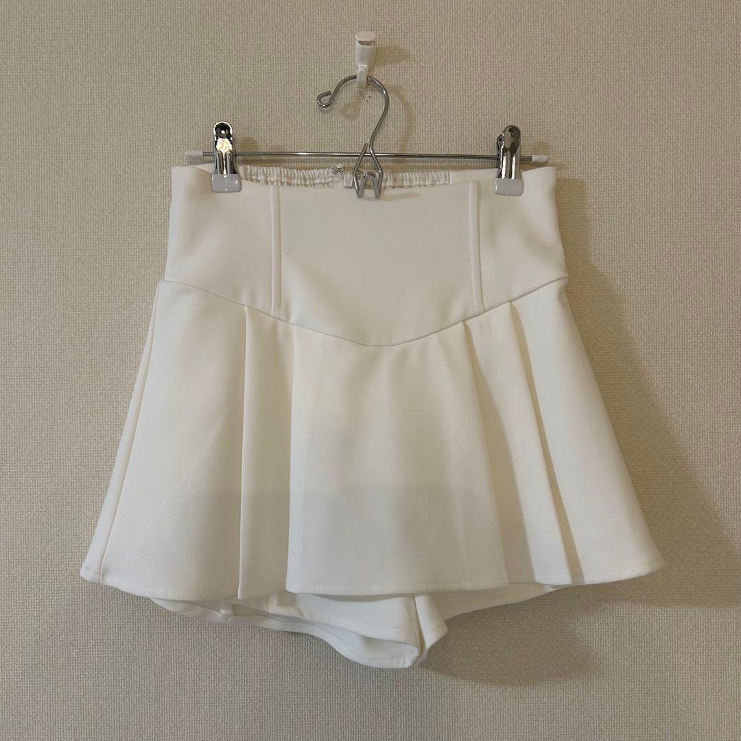 Darich 美シルエットミニスカート ホワイト freesize