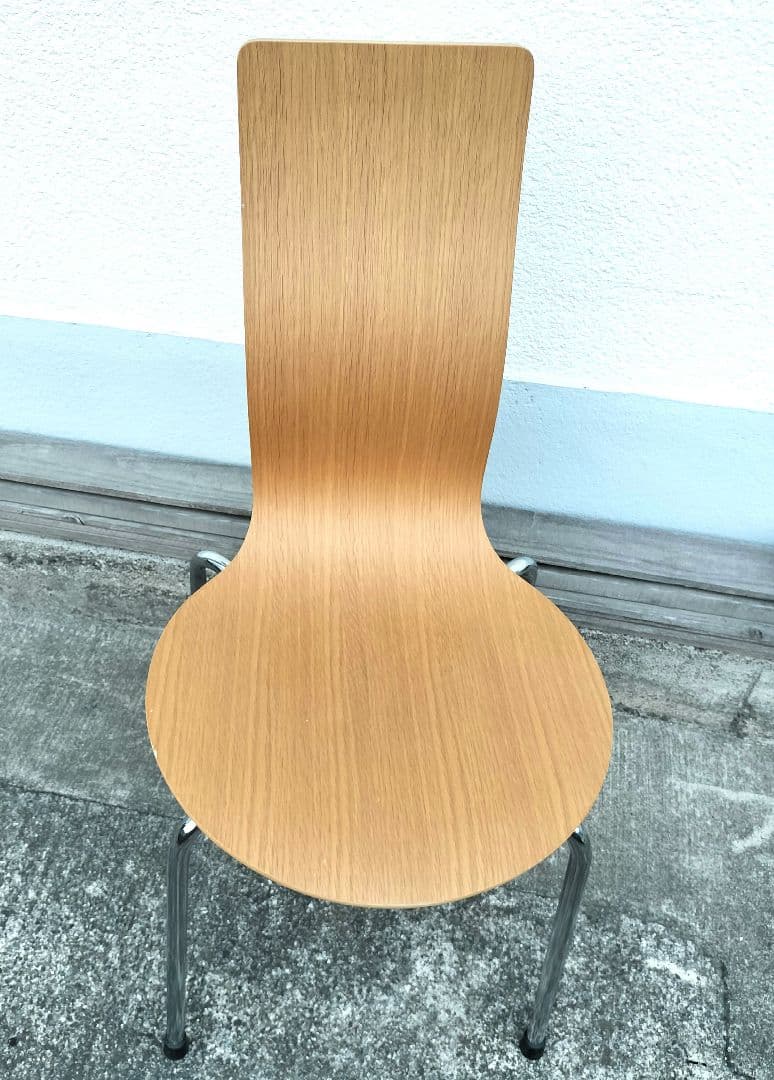 廃盤品 MUJI 無印良品 ダイニングチェア 椅子 プライウッド 希少