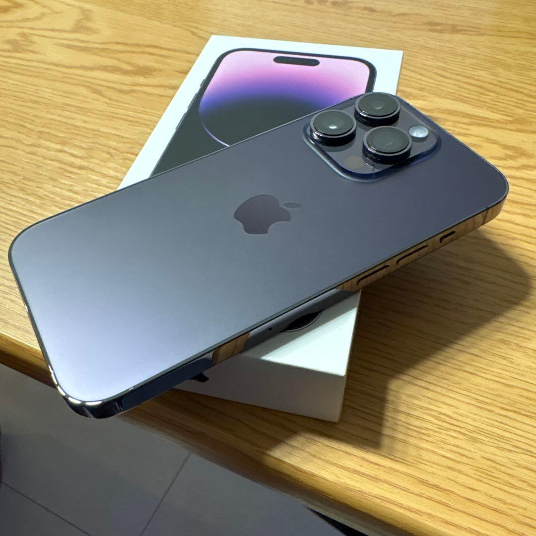 Apple iPhone 14 pro 256 GB ディープパープル 本体