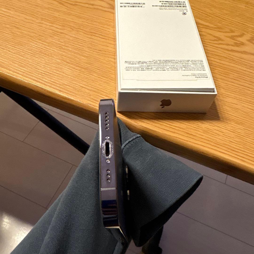 Apple iPhone 14 pro 256 GB ディープパープル 本体