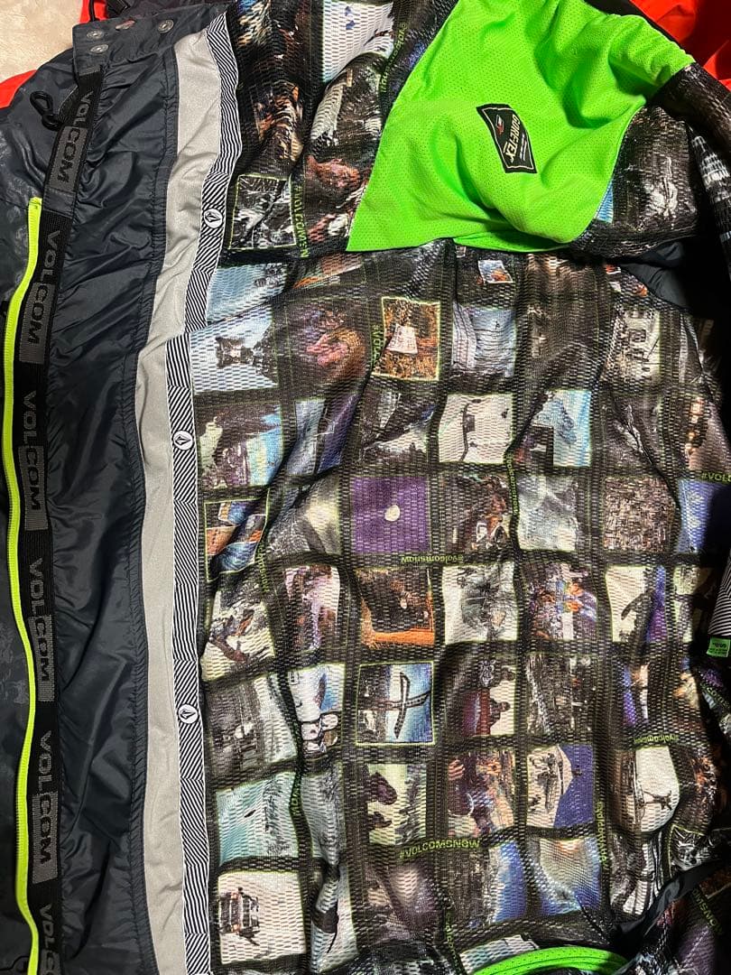 ボルコム、ゴアテックス、スノージャケット、オレンジ