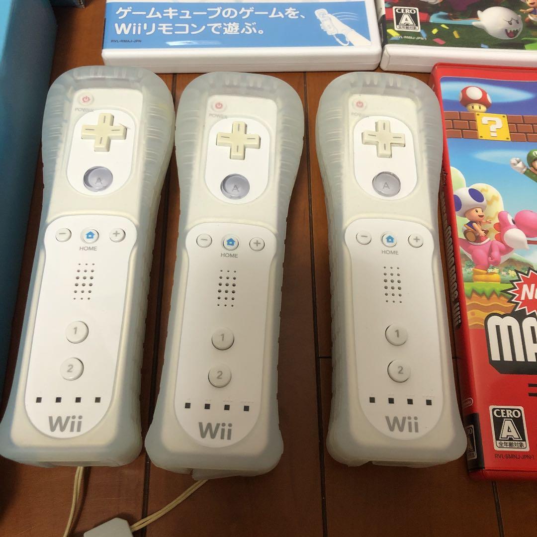 Nintendo Wii 本体とソフト7本セット