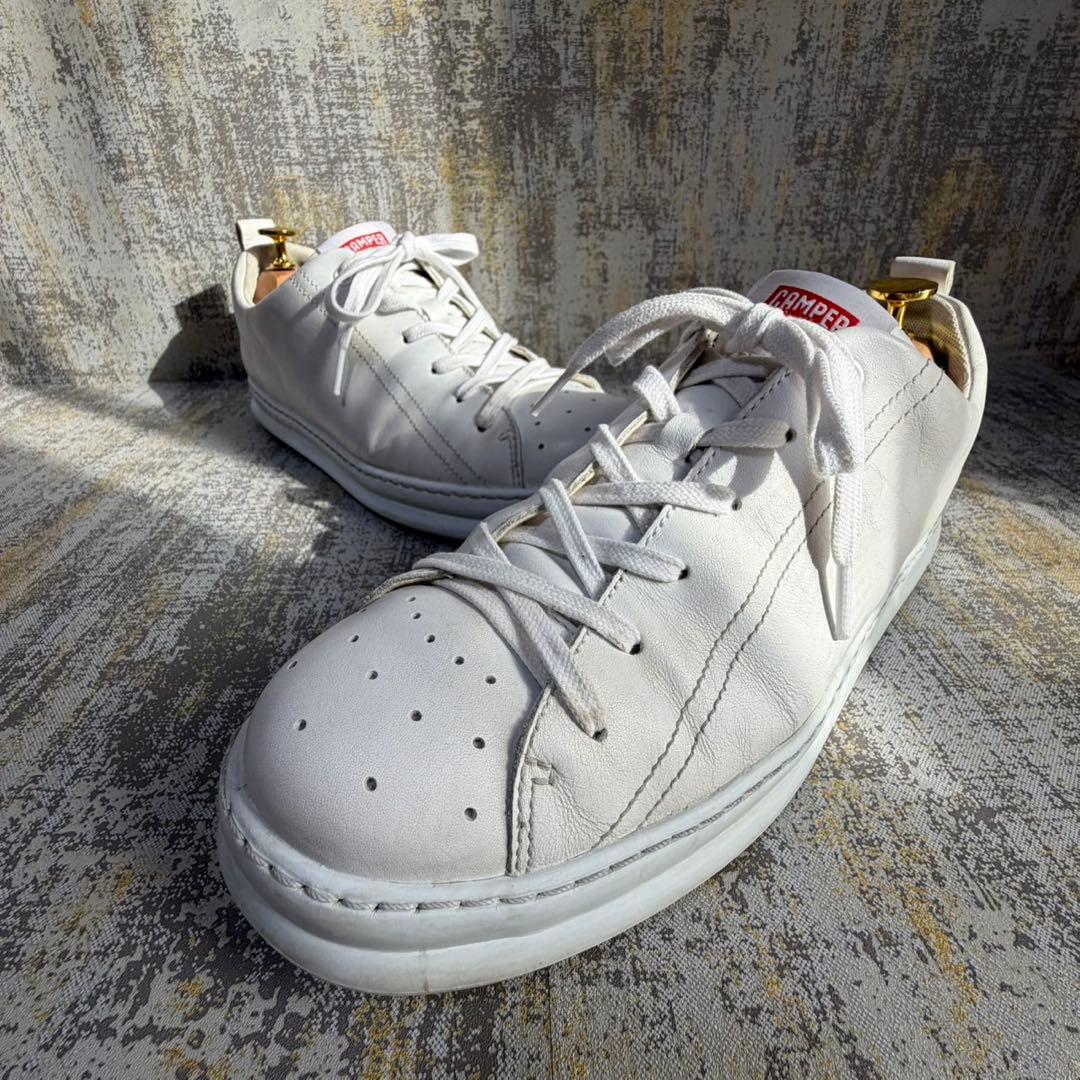 ★人気★カンペール レザースニーカー【26.5】ランナーフォー ホワイト 白