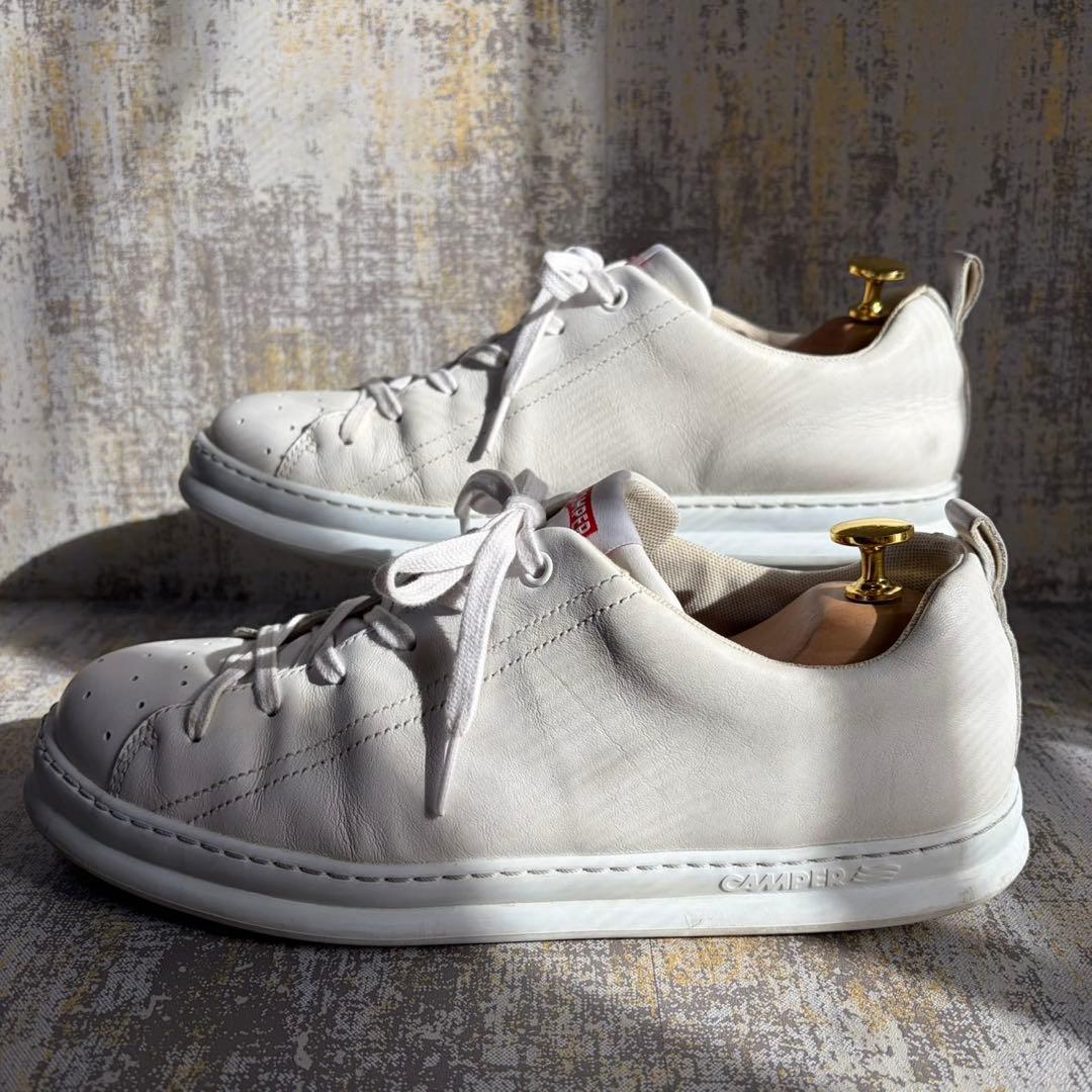 ★人気★カンペール レザースニーカー【26.5】ランナーフォー ホワイト 白