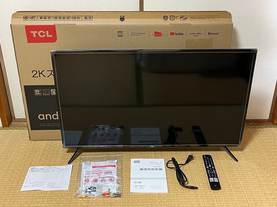 【ジャンク】TCL 40V型 液晶テレビ 2K スマートテレビ 40S515