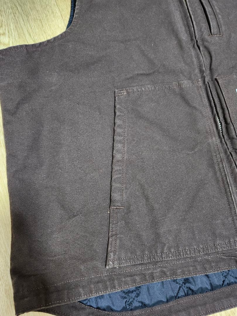 Carhartt 　カーハート　ブラウン ダックベスト