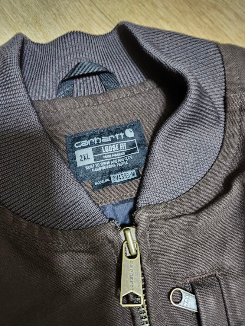 Carhartt 　カーハート　ブラウン ダックベスト