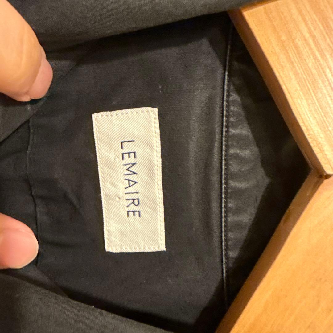 LEMAIRE ブラック 長袖シャツ