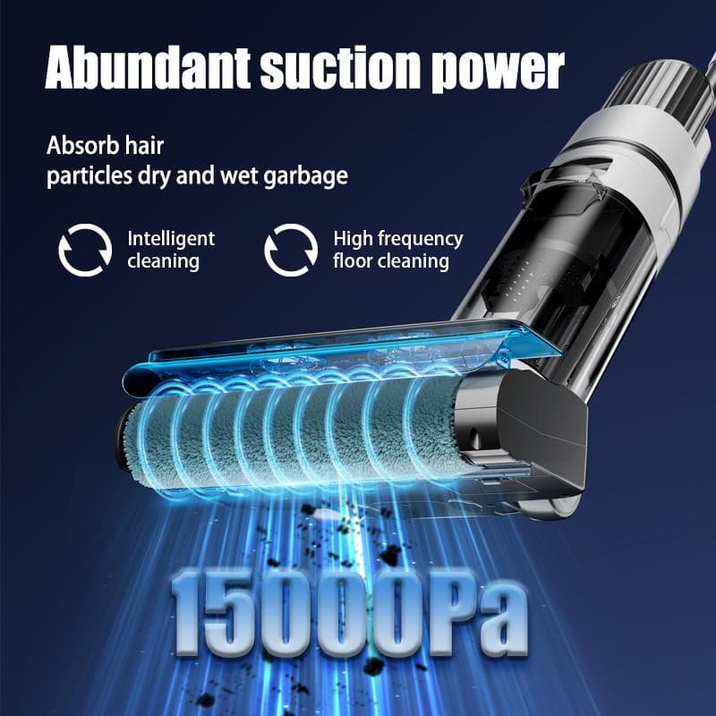 スティッククリーナー 水吹き電動拭き掃除 吸引 電解水で手を汚さない水拭き掃除機