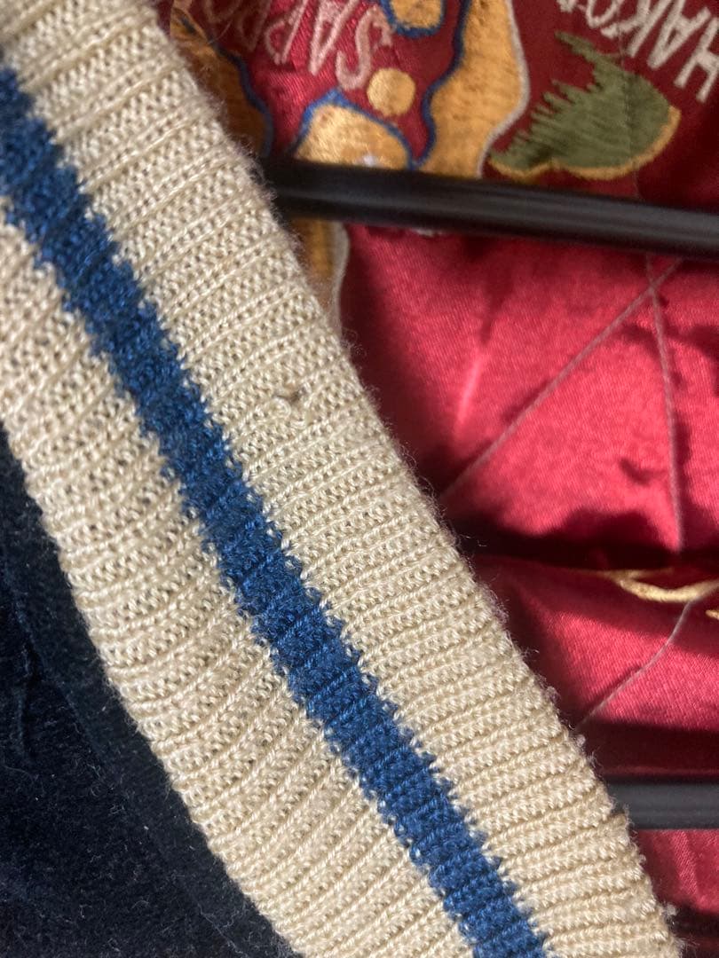 東洋エンタープライズ　別珍　スカジャン　M 鷹　虎　日本地図