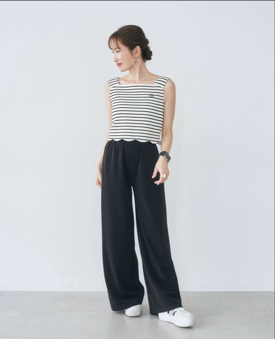 connseボーダータンクトップ