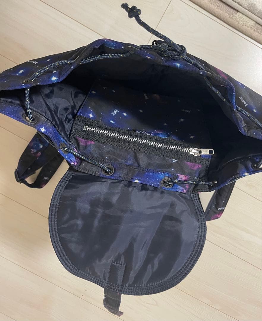 Porter×X-girl 限定コラボ　宇宙柄 コズミック　ナイロンリュック