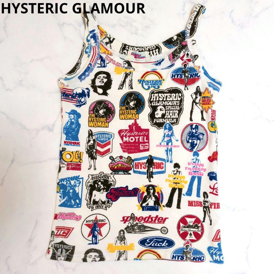 【希少/美品】ヒステリックグラマー キャミソール 総柄 フリーサイズ