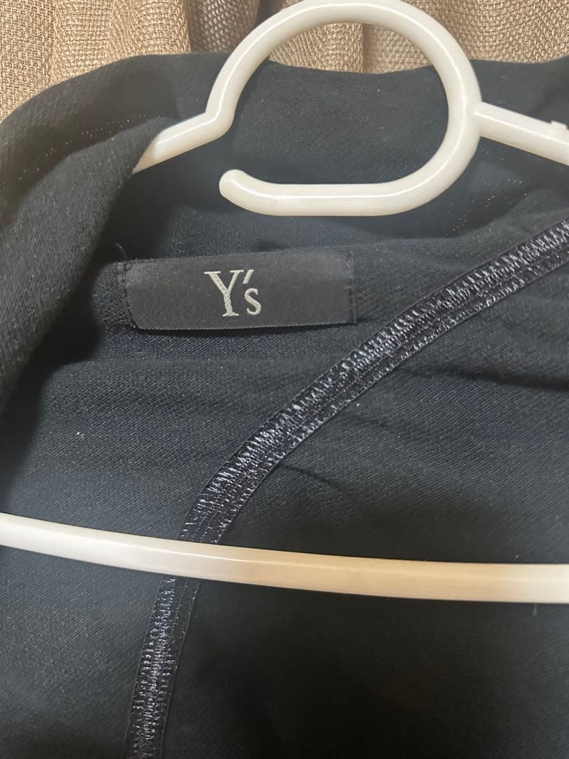 ヨウジヤマモトY‘s ブラックアシンメトリック長袖トップス　サイズ2