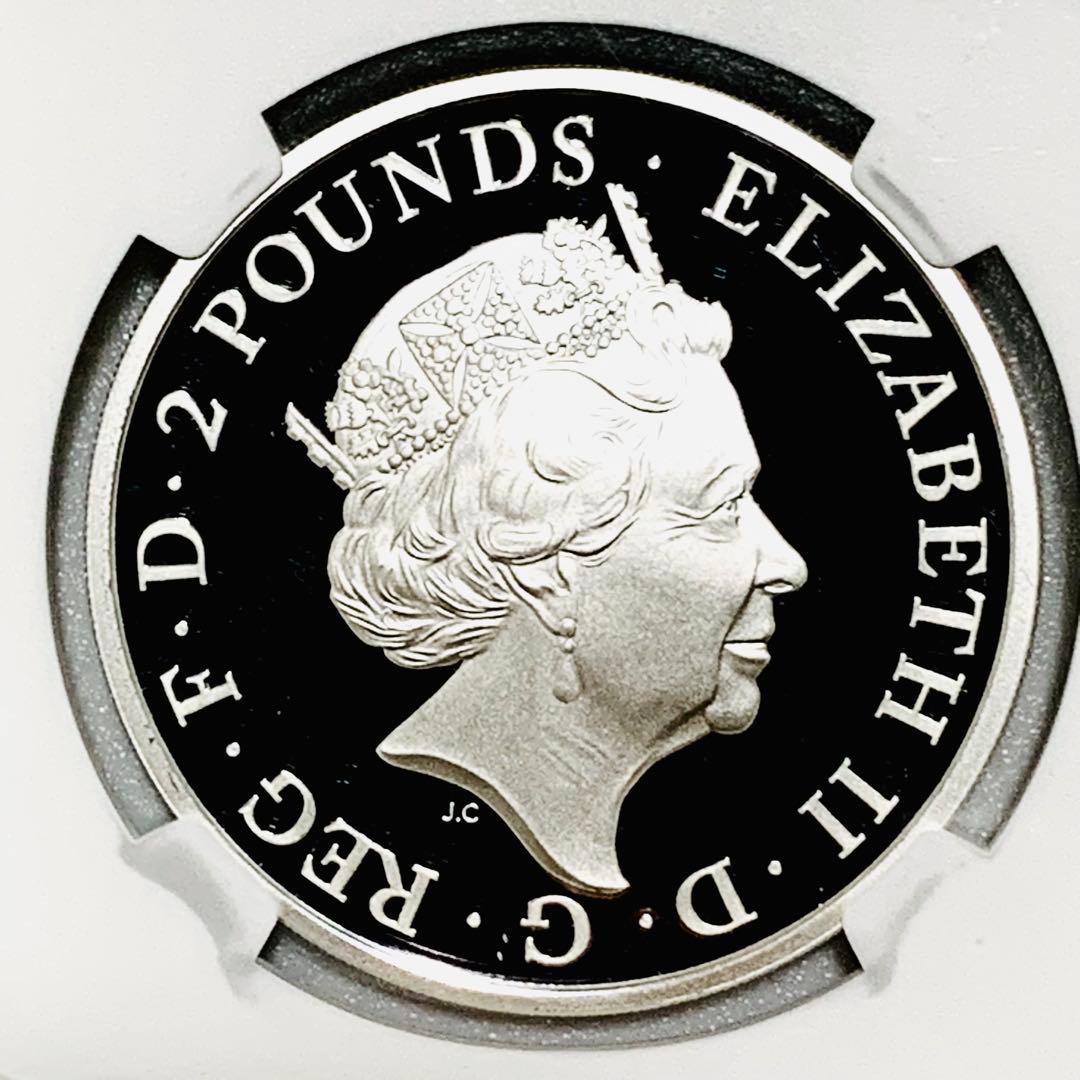 ◆PR70UC ER◆2015　ブリタニア　銀貨　NGC　イギリス