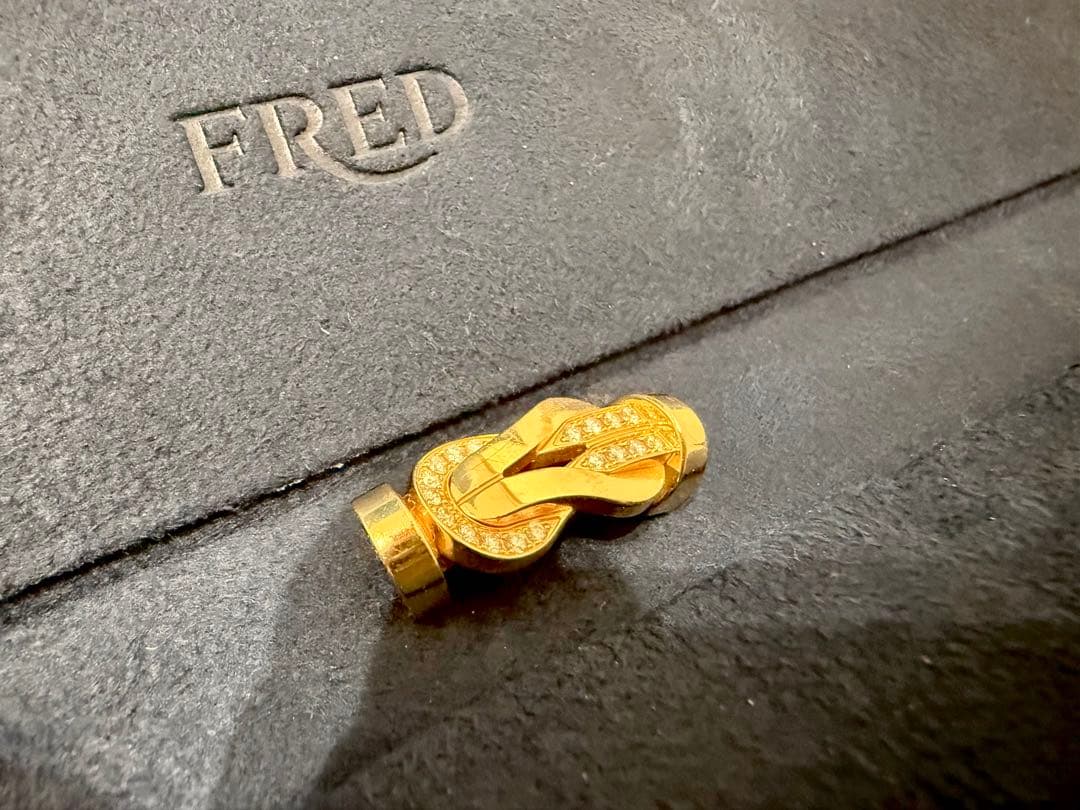 FRED 18kイエローゴールド ブレスレット シャンスアンフィニハーフダイヤ