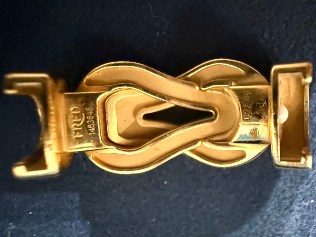 FRED 18kイエローゴールド ブレスレット シャンスアンフィニハーフダイヤ