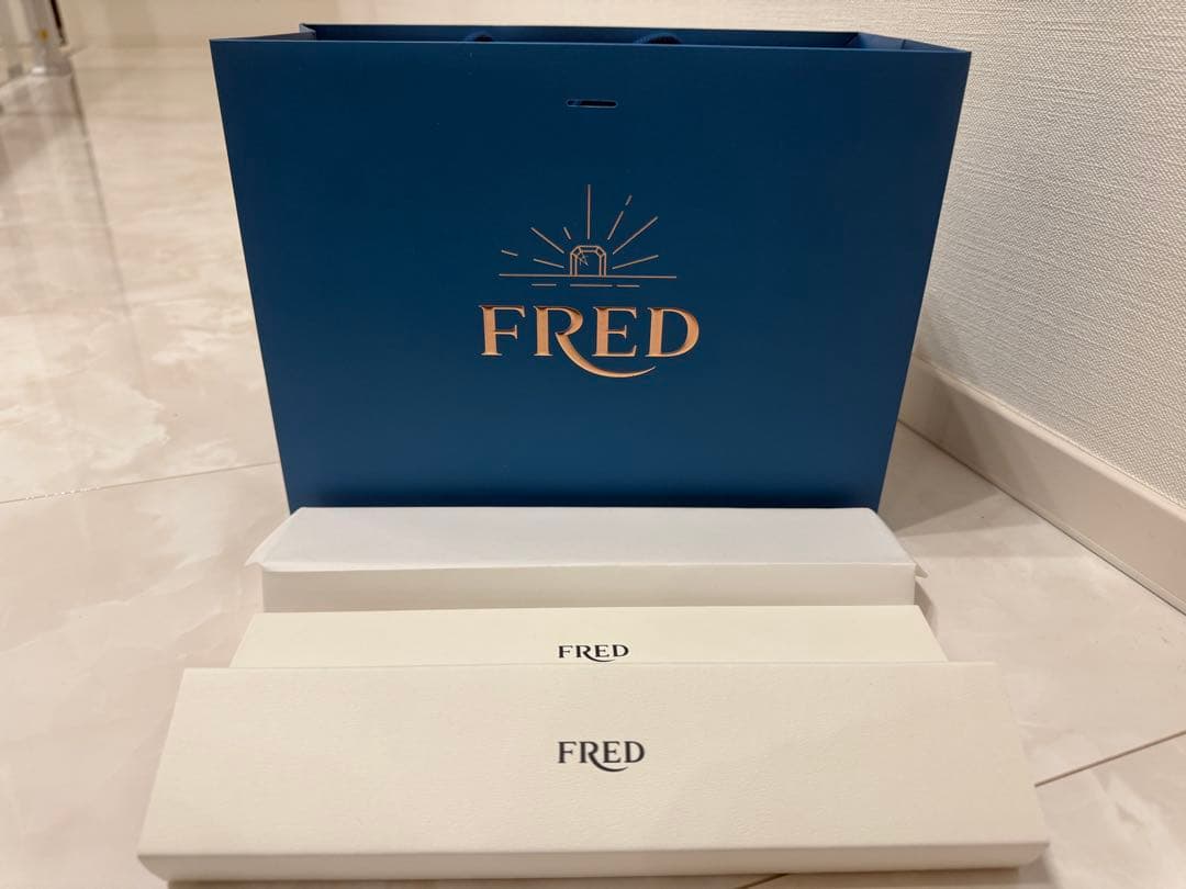 FRED 18kイエローゴールド ブレスレット シャンスアンフィニハーフダイヤ