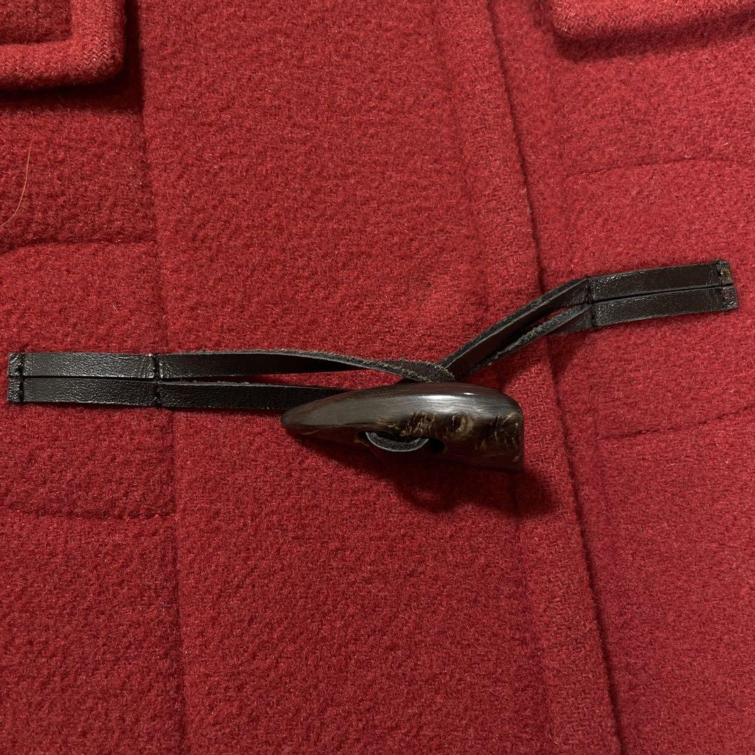 バーバリー ブルーレーベル ダッフルコート　ノバチェック　38 M 赤　ボルドー