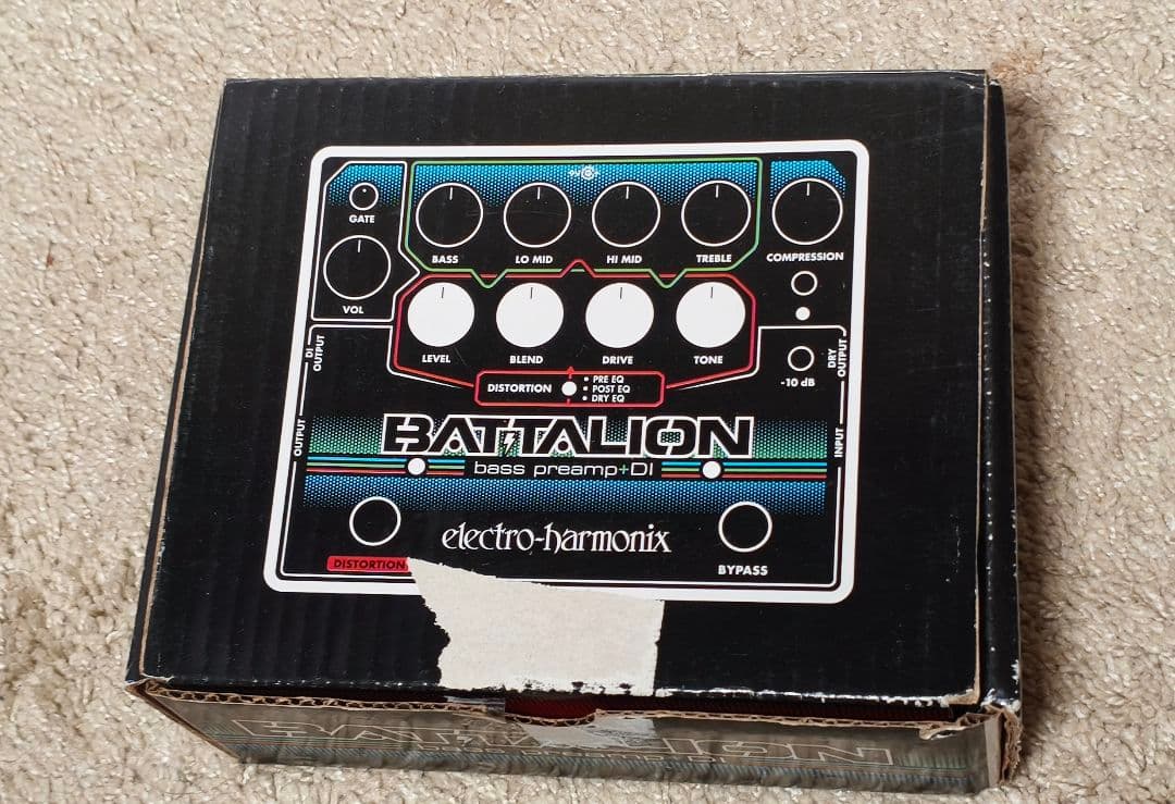 electro-harmonix BATTALION ベースプリアンプ