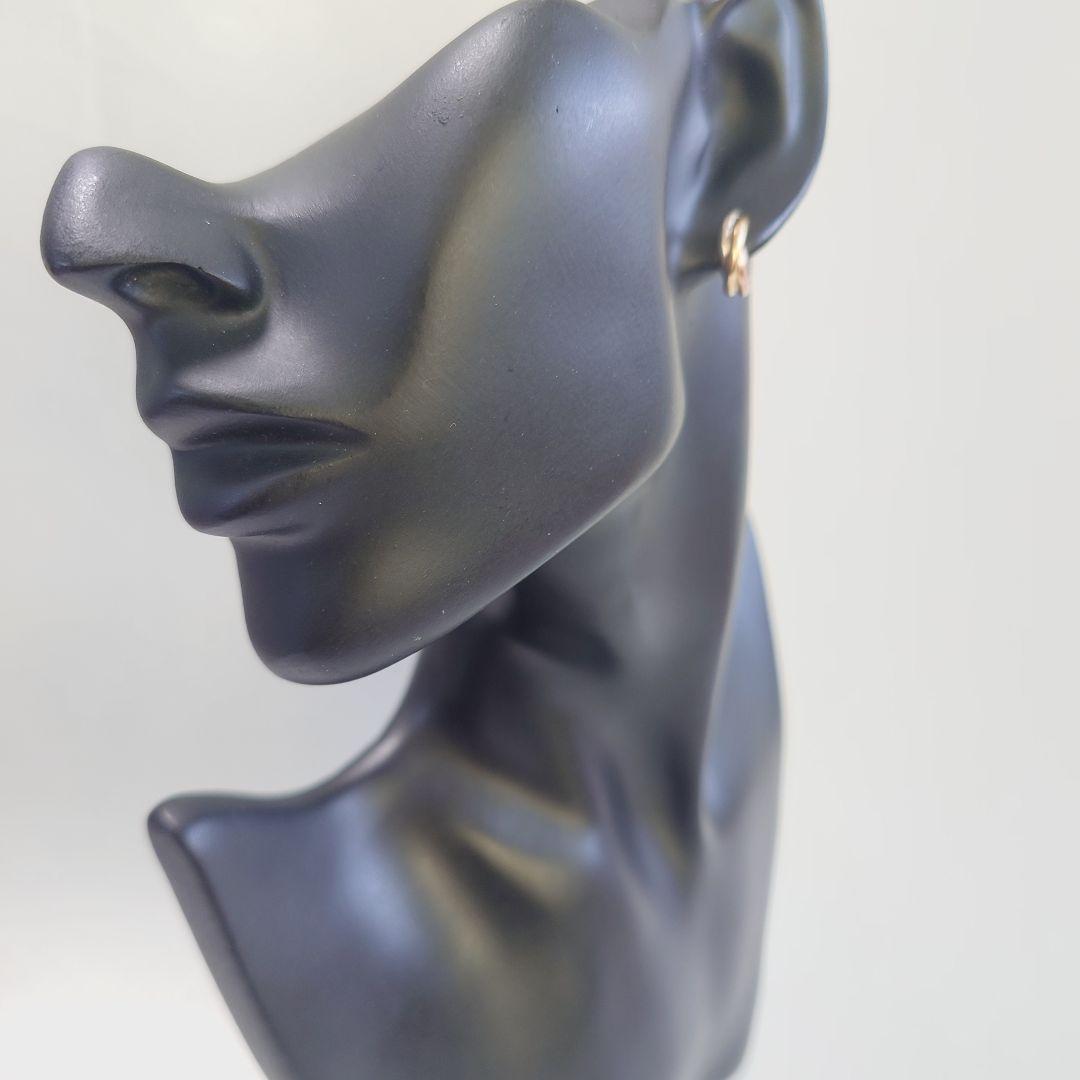 【磨き済み】カルティエ トリニティ フープ ピアス 片耳用 7284