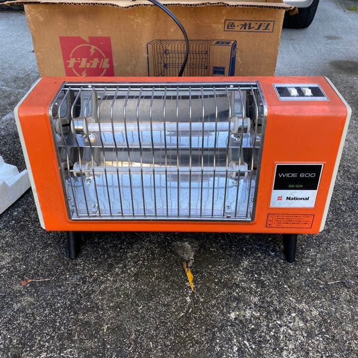 ナショナル 電気ストーブ 昭和レトロ 中古品