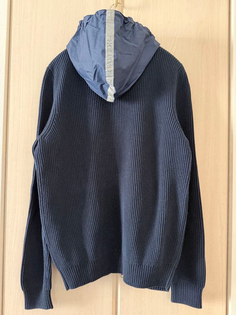 LOUISVUITTON ルイヴィトン ニットパーカー ジャケット ネイビー　M