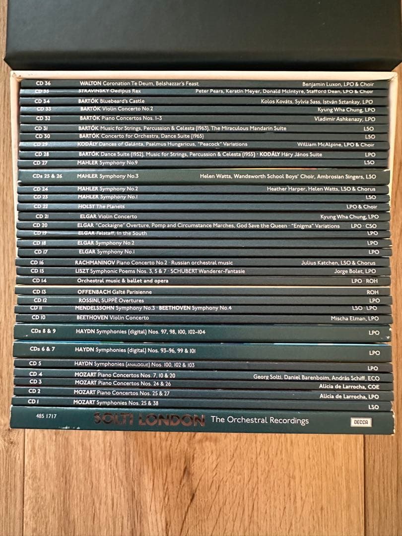 クラシック SOLTI London The Orchestral Recordings