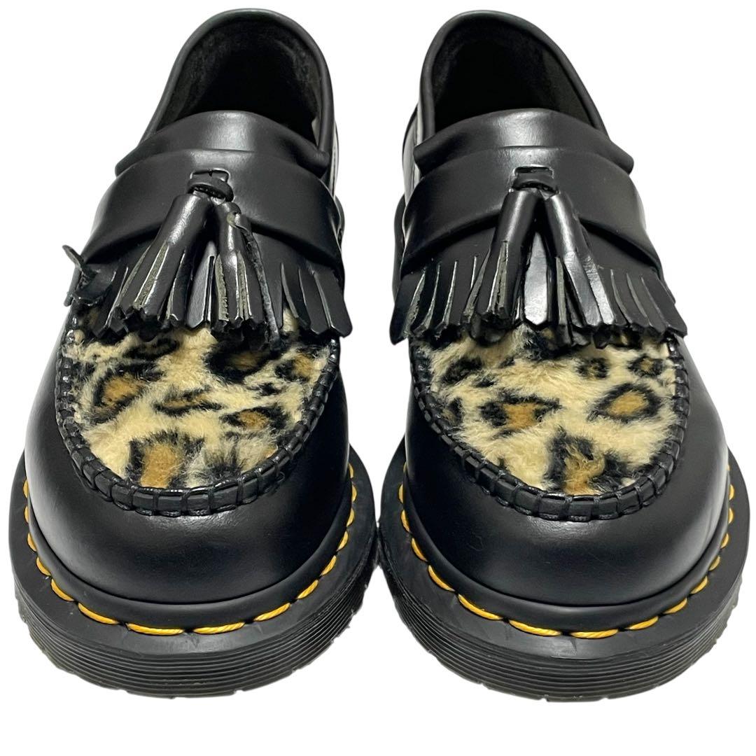 美品 Dr.Martens タッセルローファー エイドリアン レオパード