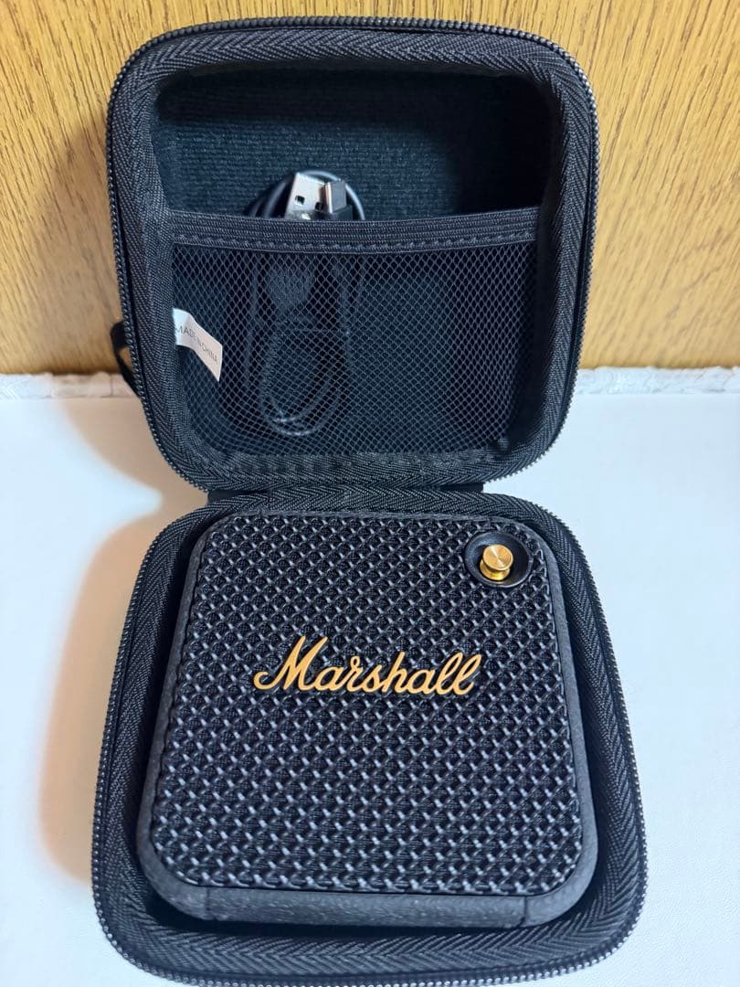 Marshall ワイヤレススピーカー Willen ブラック　ケース付き