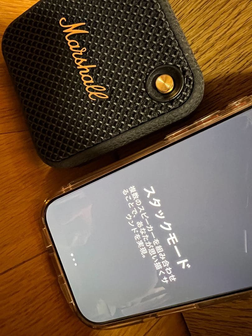 Marshall ワイヤレススピーカー Willen ブラック　ケース付き