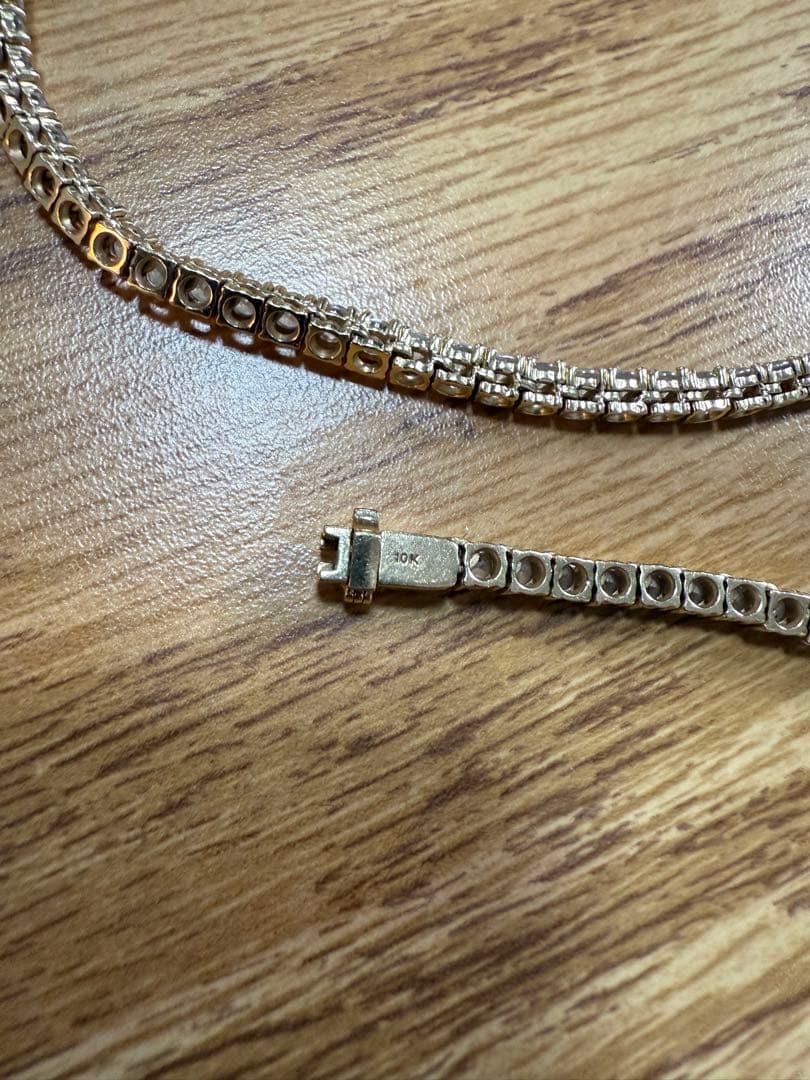 アバランチ　ゴールドテニスチェーン　10k 50cm