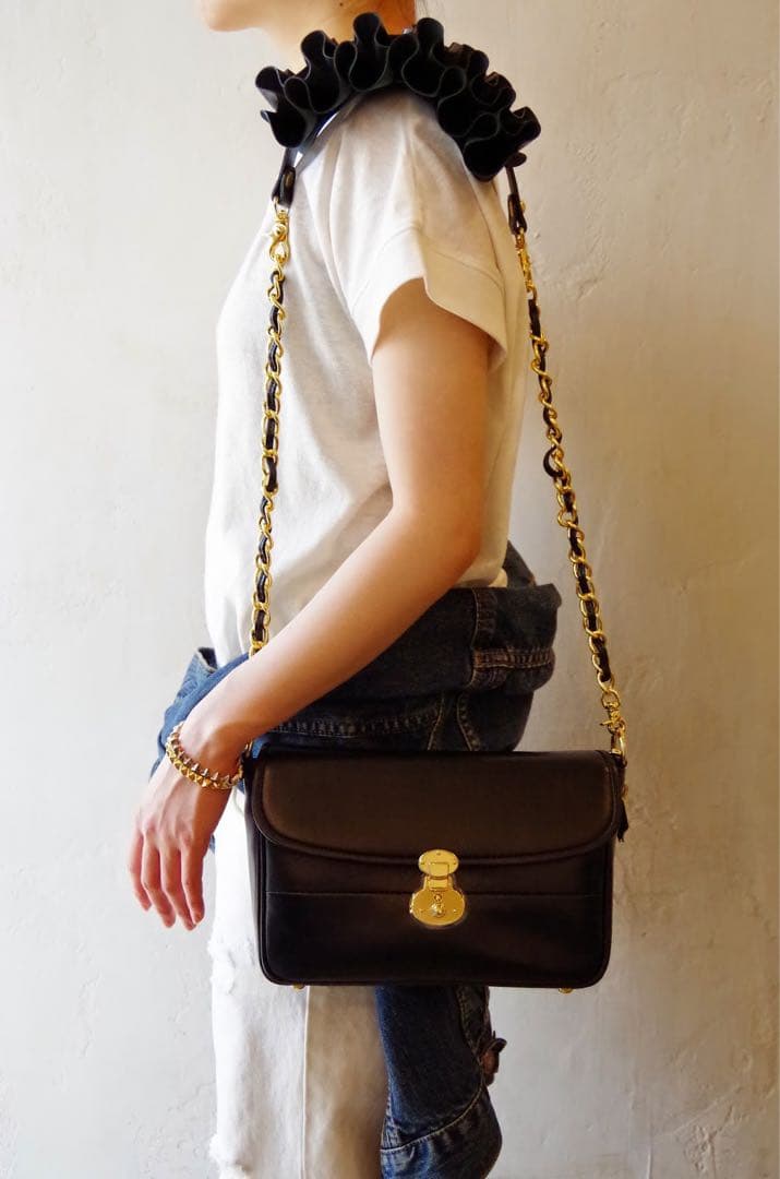 トルトアーゴ　3way フリル　バッグ　ポシェット　ショルダー　赤