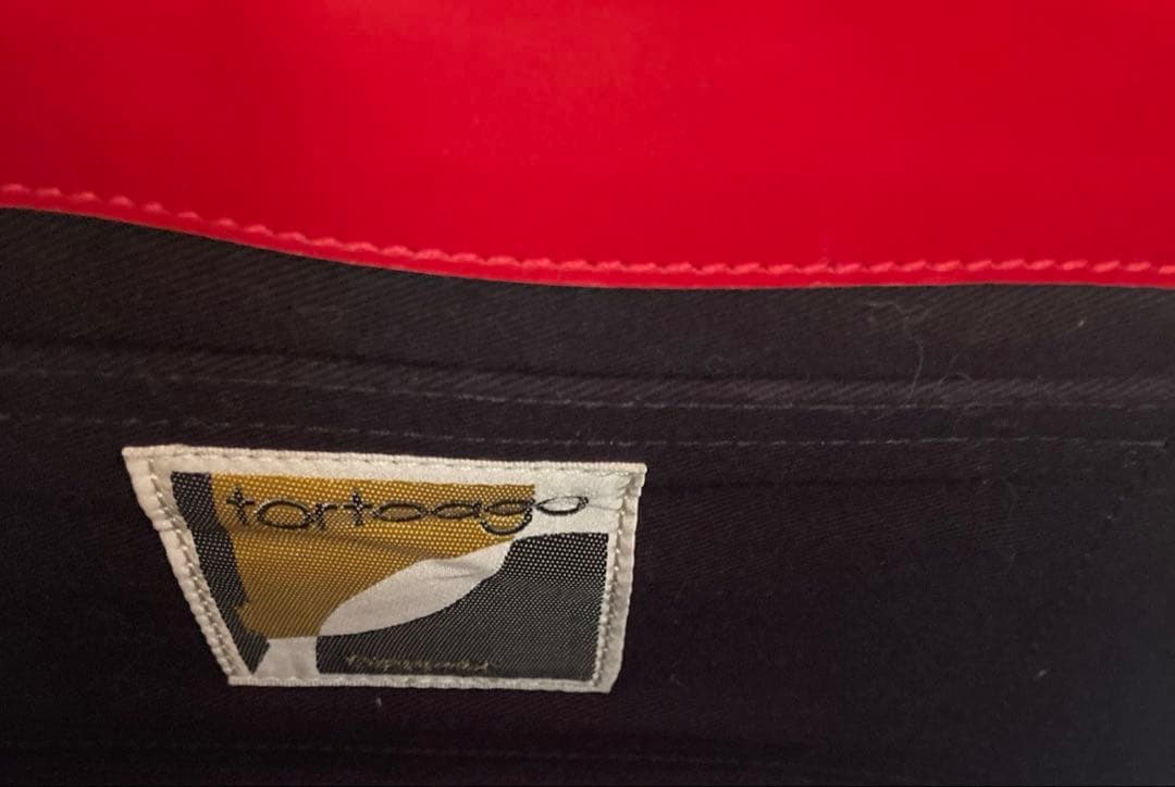 トルトアーゴ　3way フリル　バッグ　ポシェット　ショルダー　赤