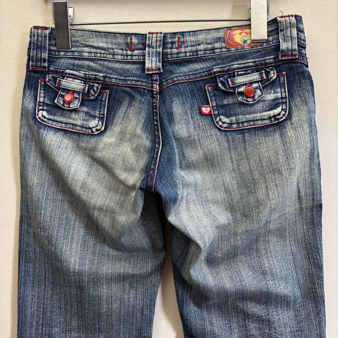 Vintage 00s【Y2K】フレア デニムパンツ グランジ バギー平成ギャル