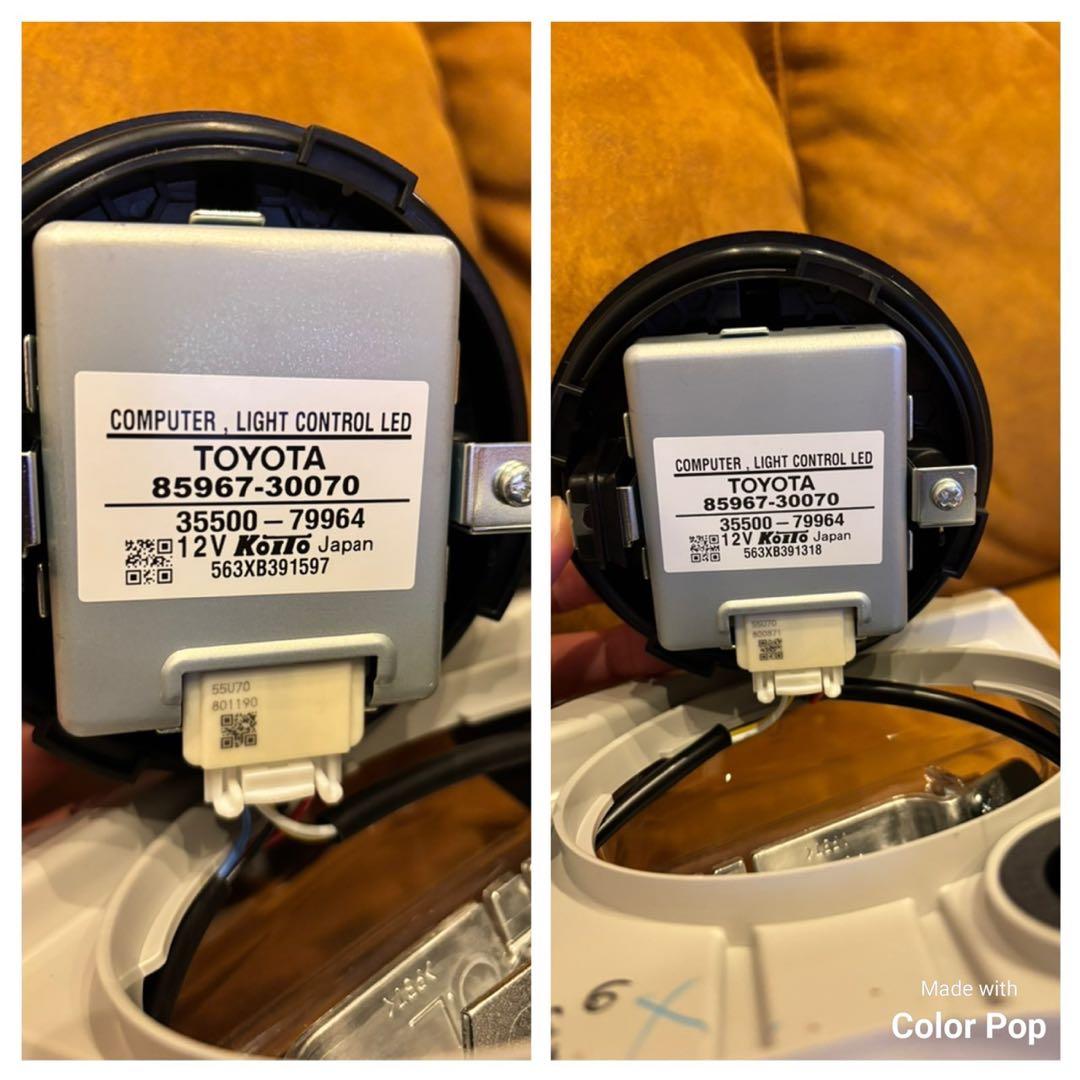 トヨタ ハイエースワゴン 8型 純正LEDヘッドライト 左右セット