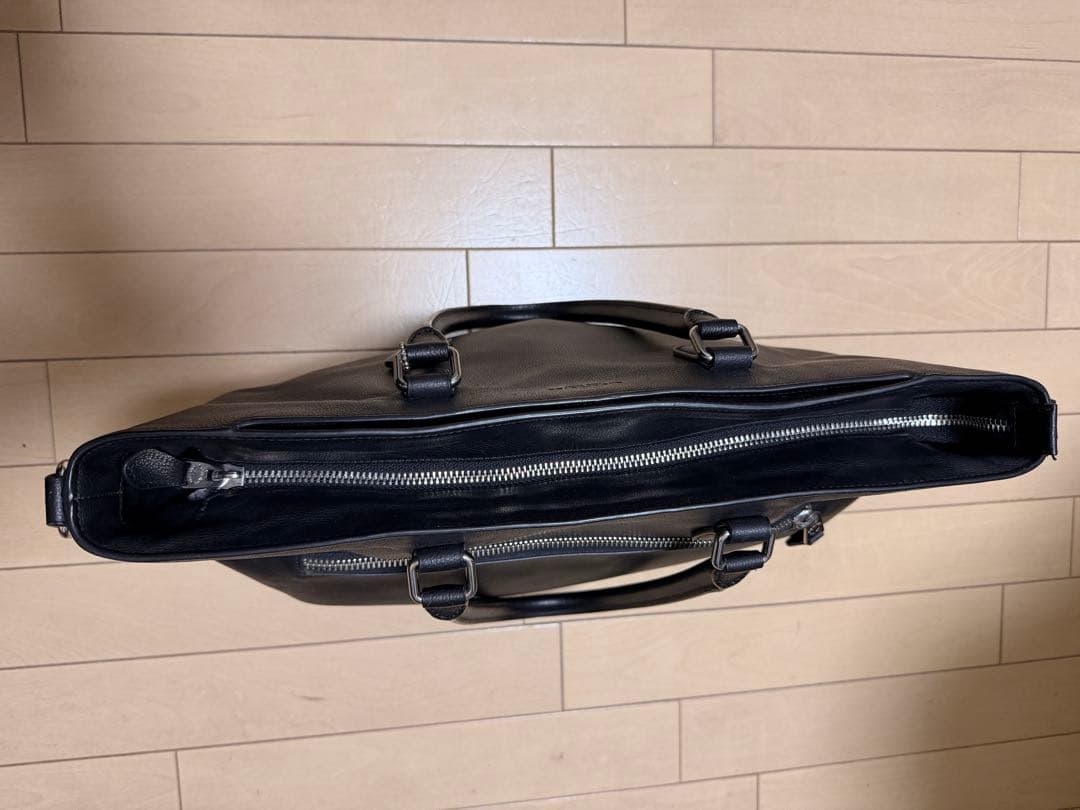 メル友　COACHブラックトートバッグ C2841