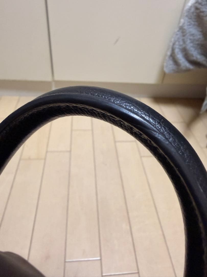 メル友　COACHブラックトートバッグ C2841