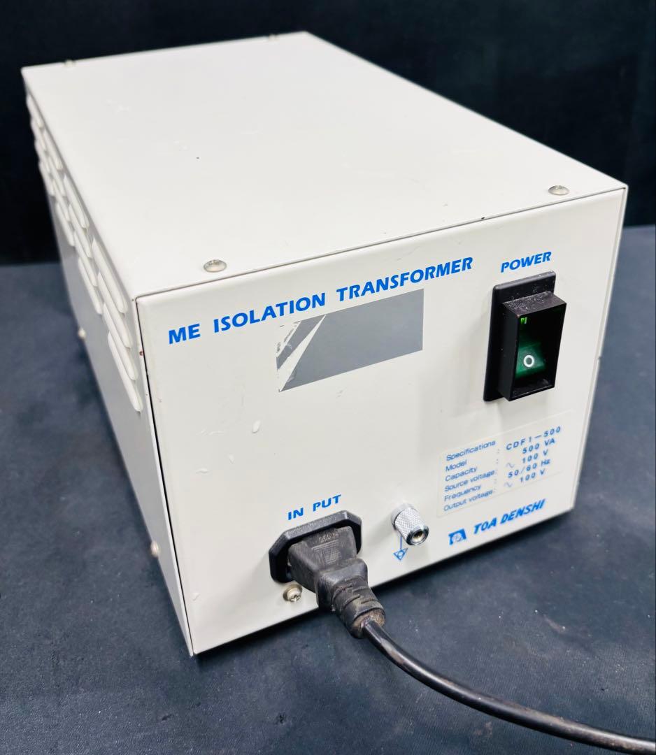 Z*Z様 東亜電子 CDF1-500 アイソレーショントランス 変圧器 TOA
