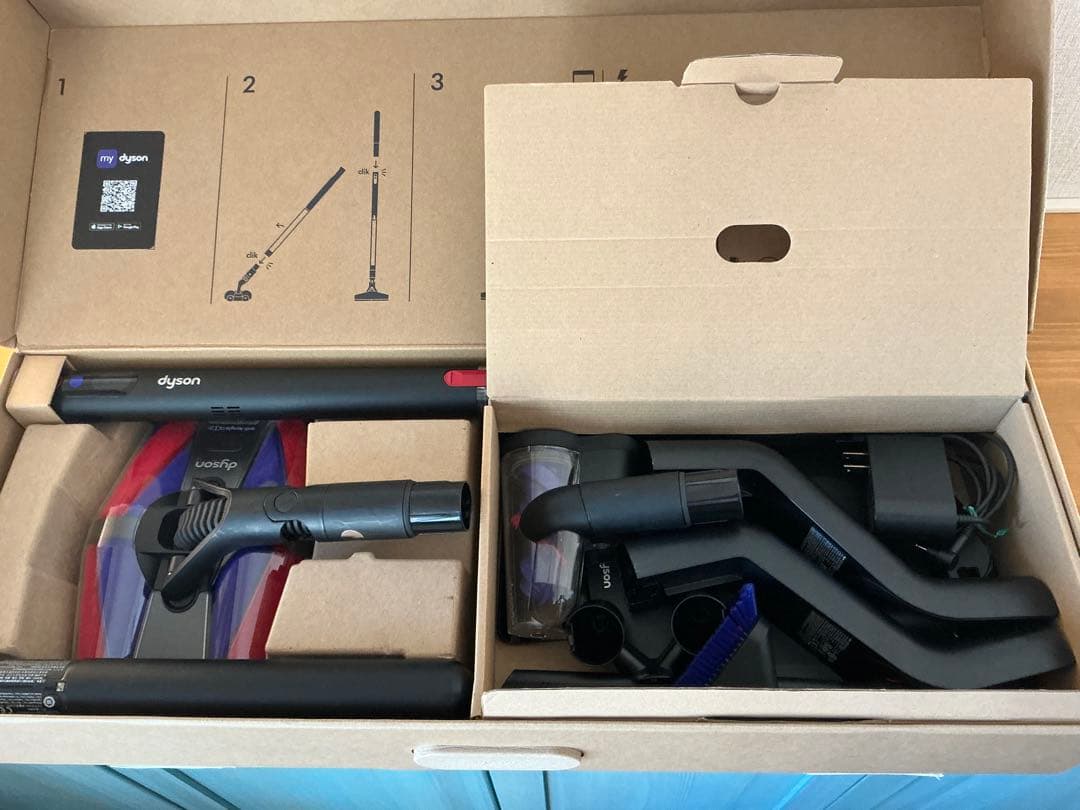 Dyson PencilVac SV50 FC 予備バッテリー付き(未使用)