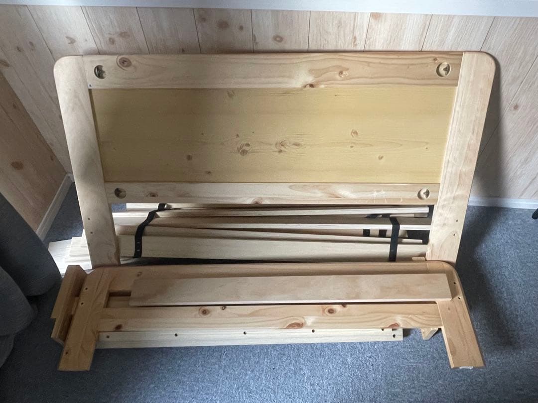 ニトリ ベッドフレーム「ルカ4」／セミダブル